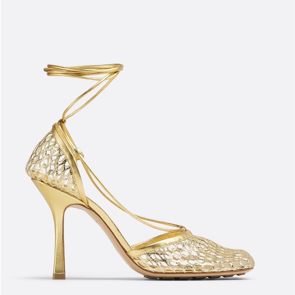 Bottega Veneta Stretch Lace-Up Sandal